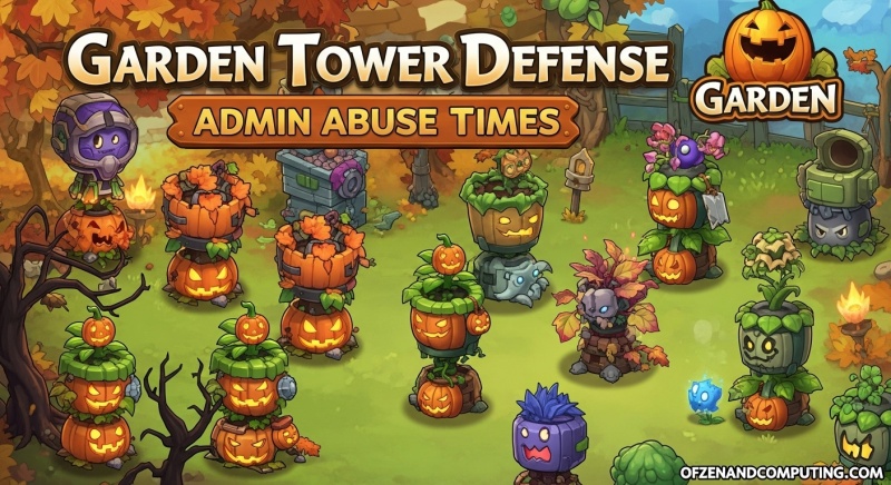 Garden Tower Defense Admin Abuse Times