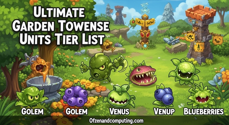 Garden Tower Defense Best Units