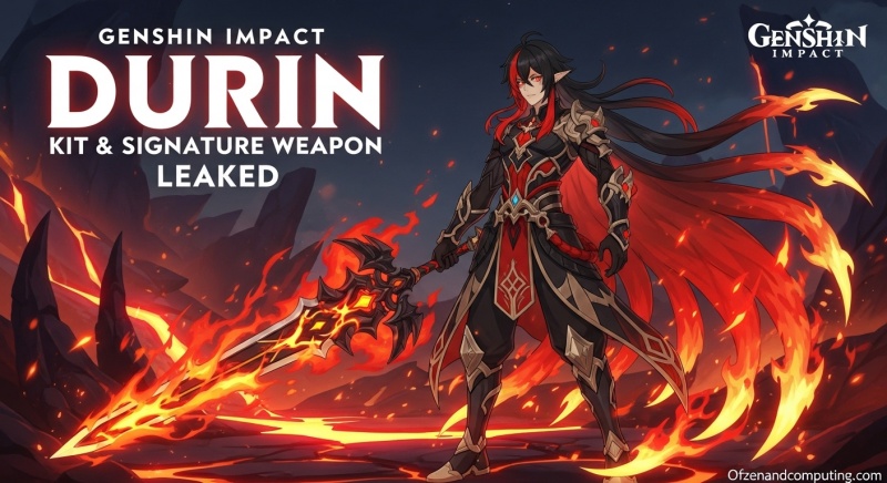 Genshin Durin Kit Weapon Leaked