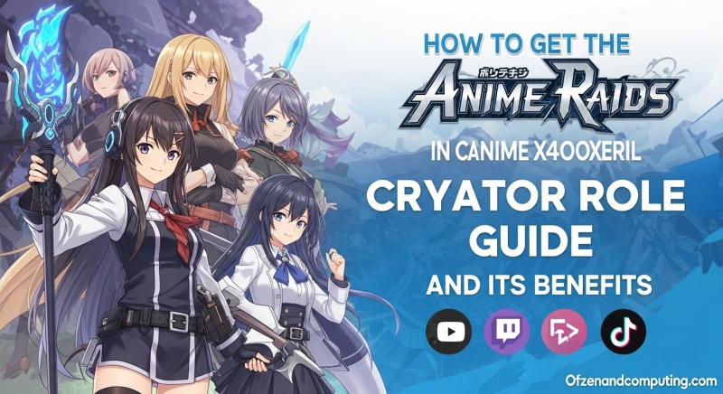 Get Anime Raid Creator Role