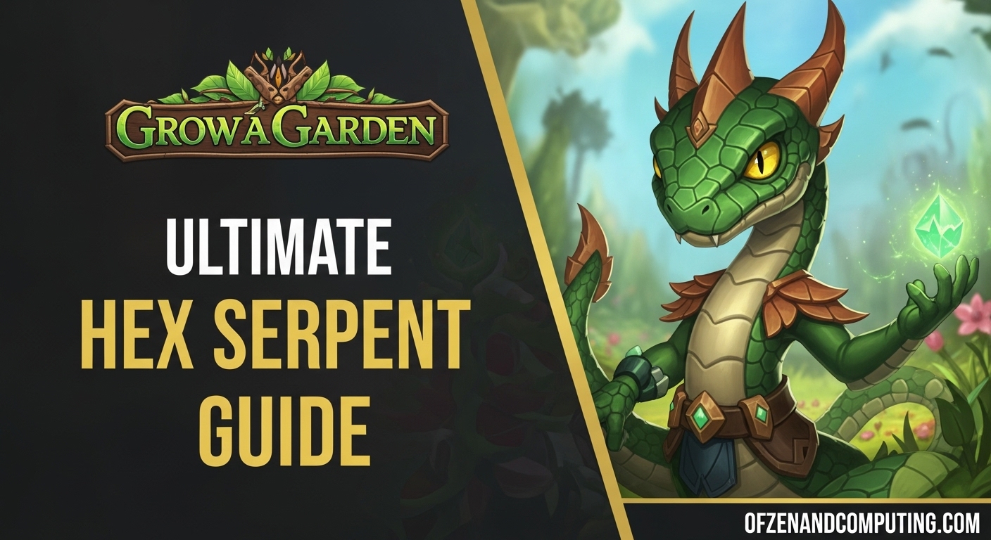 How to Get & Use Hex Serpent in Grow A Garden