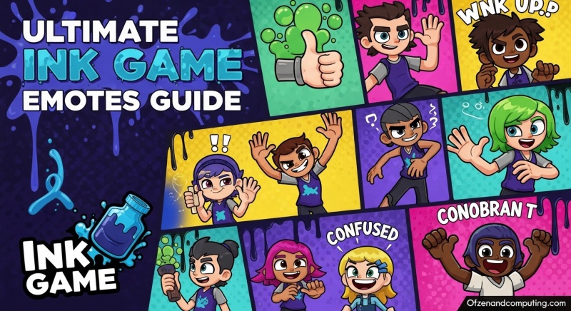 Ink Game Emotes Guide