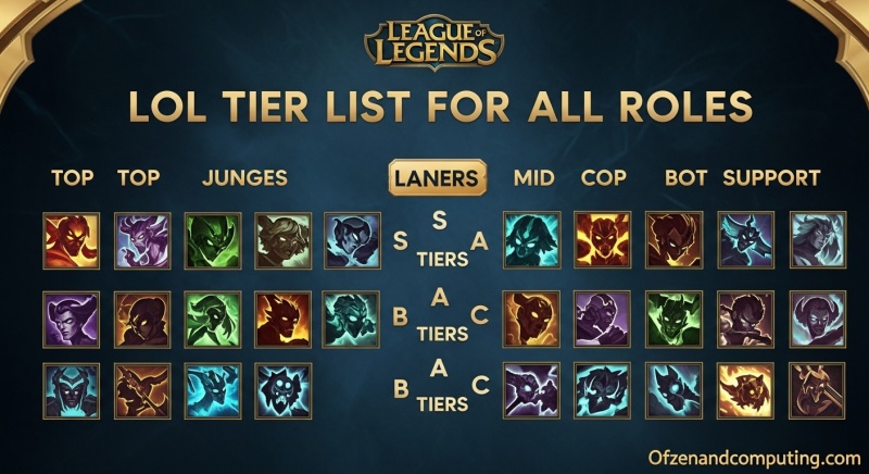 LoL Tier List Guide