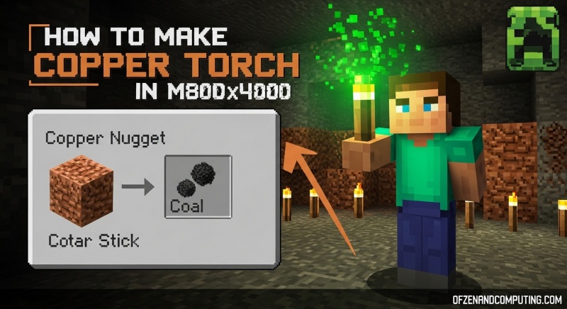 Make a Copper Torch in Minecraft