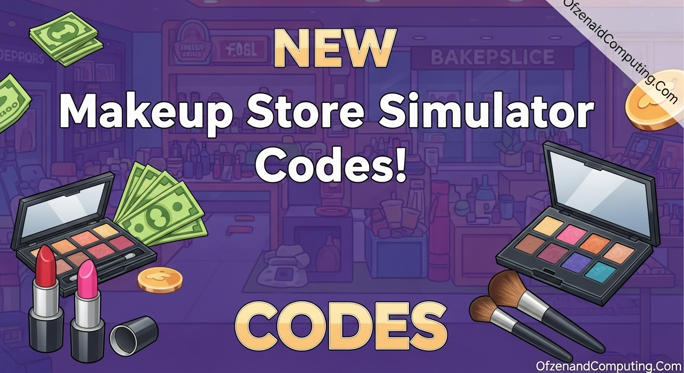Makeup Store Simulator codes