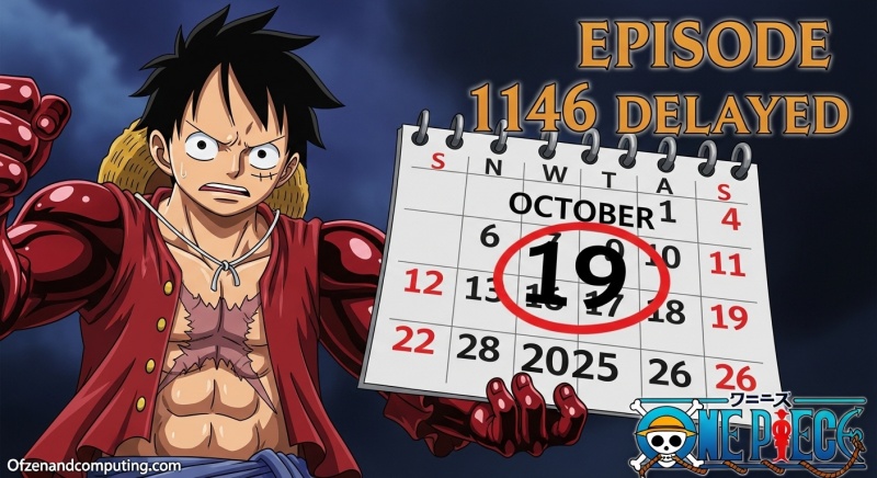One Piece Episode 1146 Won't Release