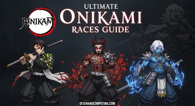 Onikami Races Tier List