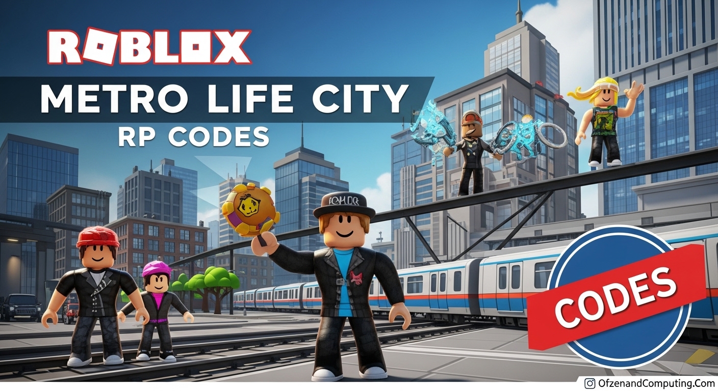 Roblox Metro Life City RP Codes