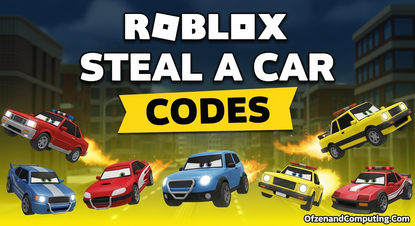Roblox Steal a Car Codes