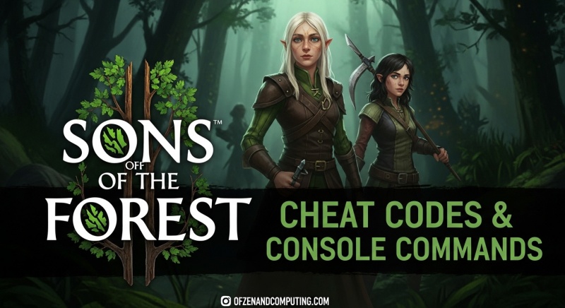 Sons of the Forest Cheat Codes & Console Commands