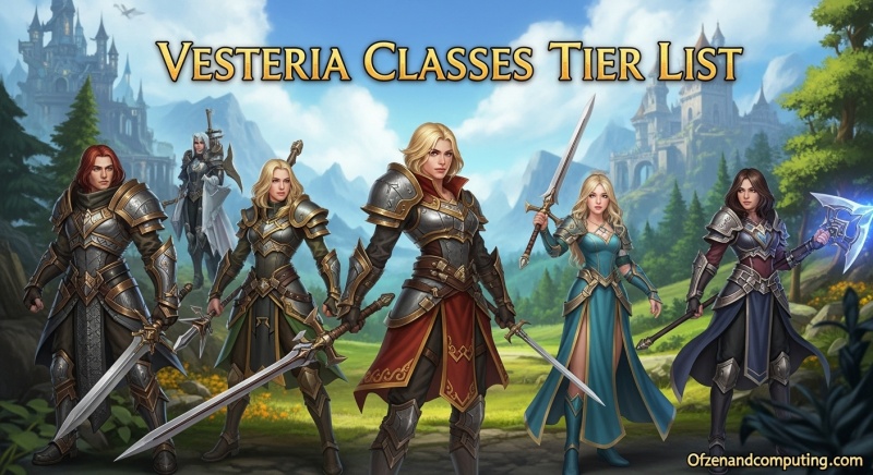 Vesteria Classes Tier List
