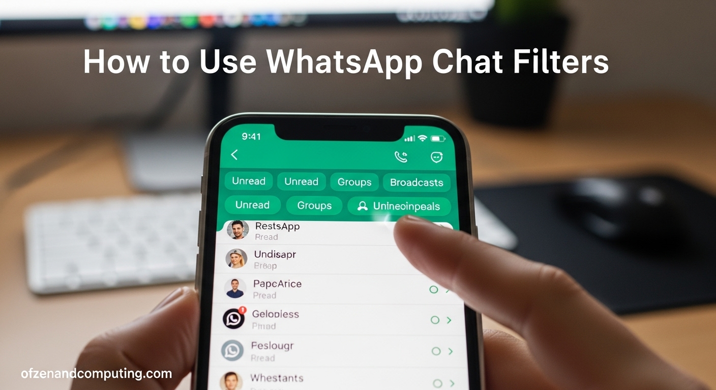 How to Use WhatsApp Chat Filter