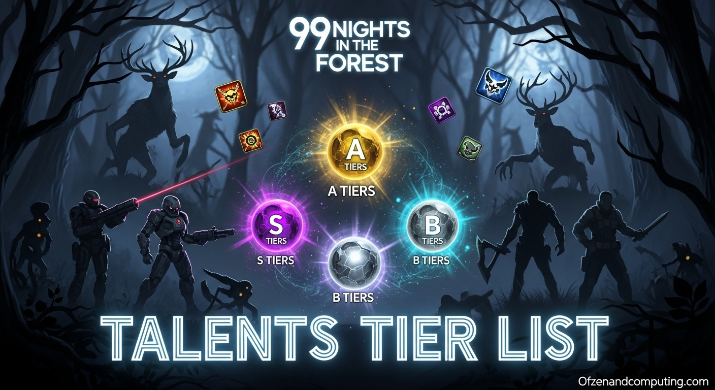 99 Nights in the Forest Talents Tier List