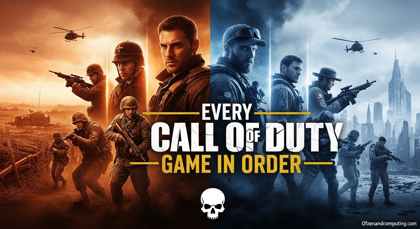All 22 Call of Duty Game in Order