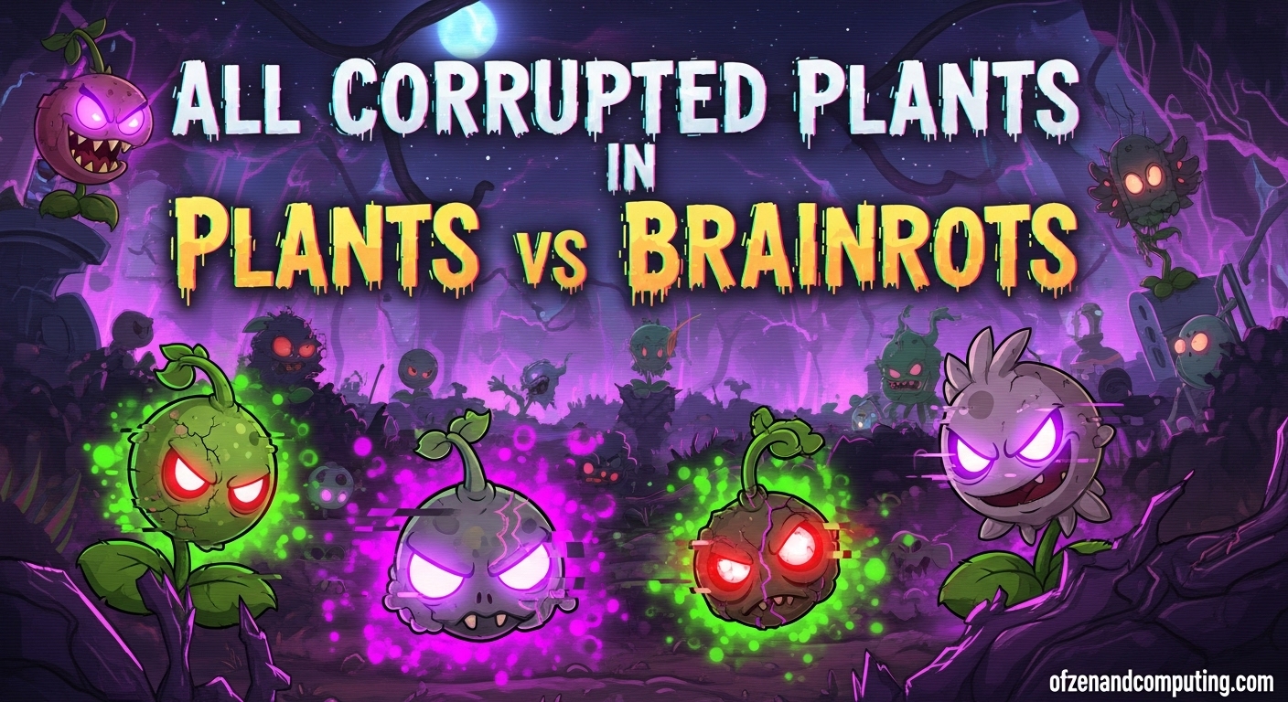 All Corrupted Plants in Plants vs Brainrots