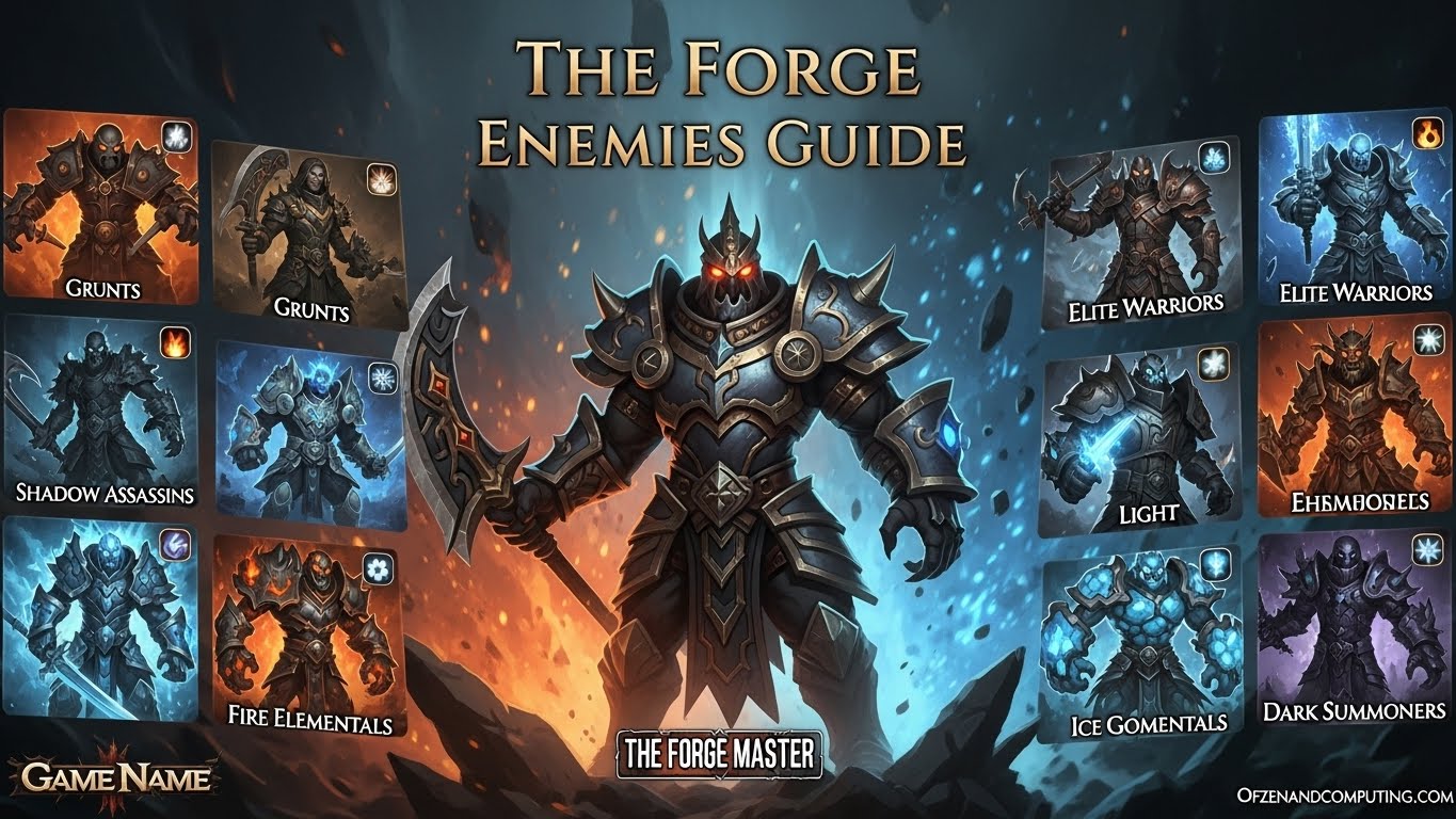All Enemies in The Forge and Tricks to Beat Them