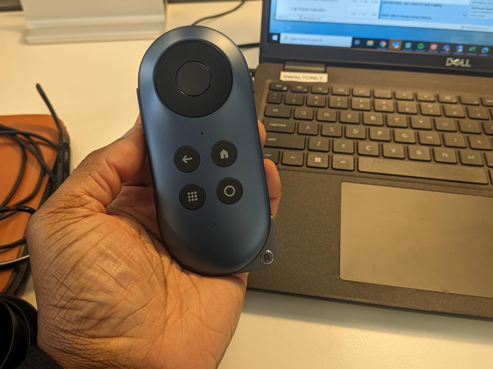 Rokid AR Glasses displaying augmented reality gaming interface