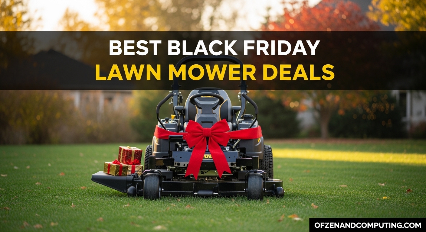 Best Black Friday Lawn Mower Deals