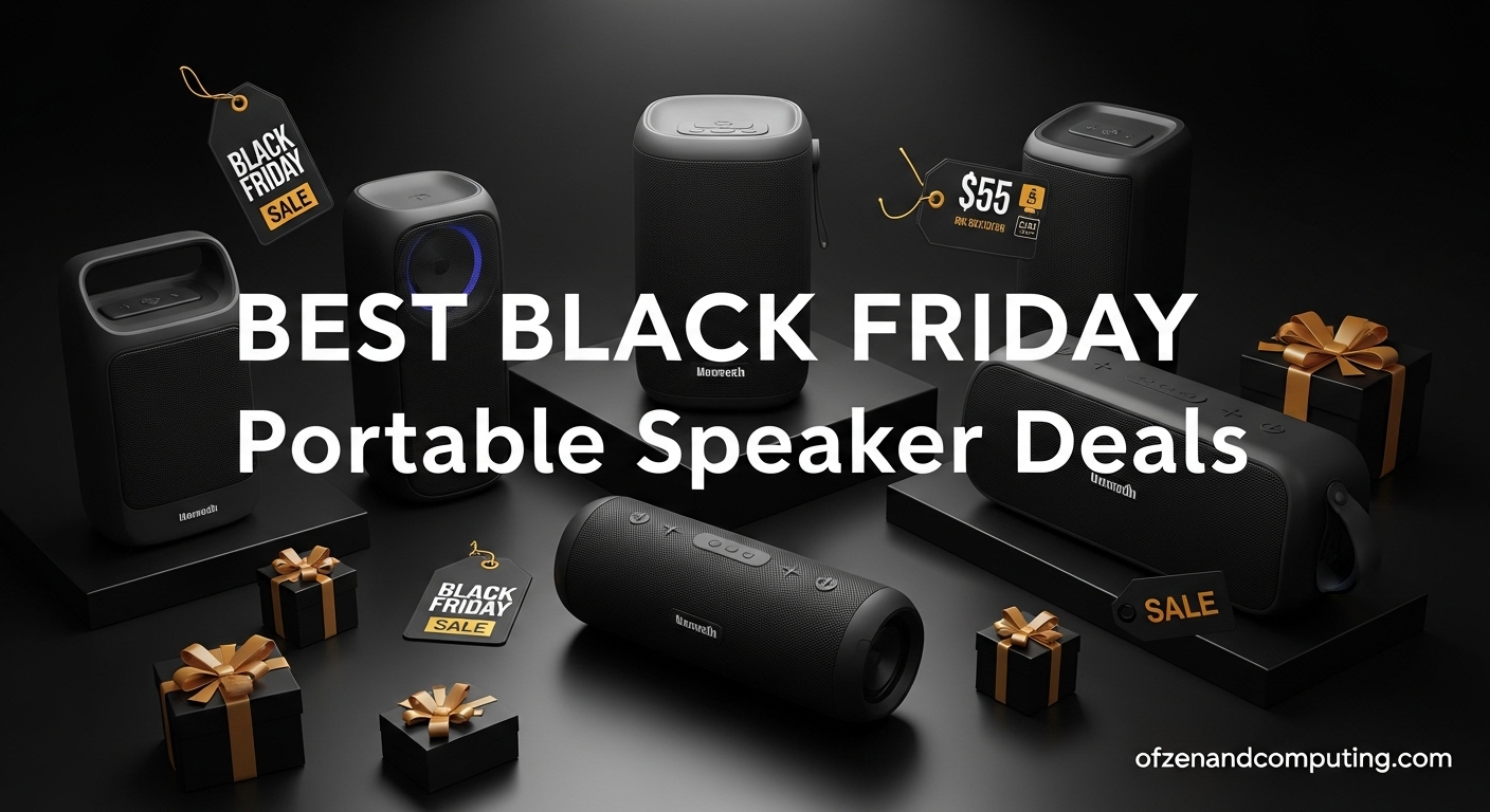 Best Black Friday Portable Speaker Deals