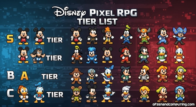 Disney Pixel RPG Tier List