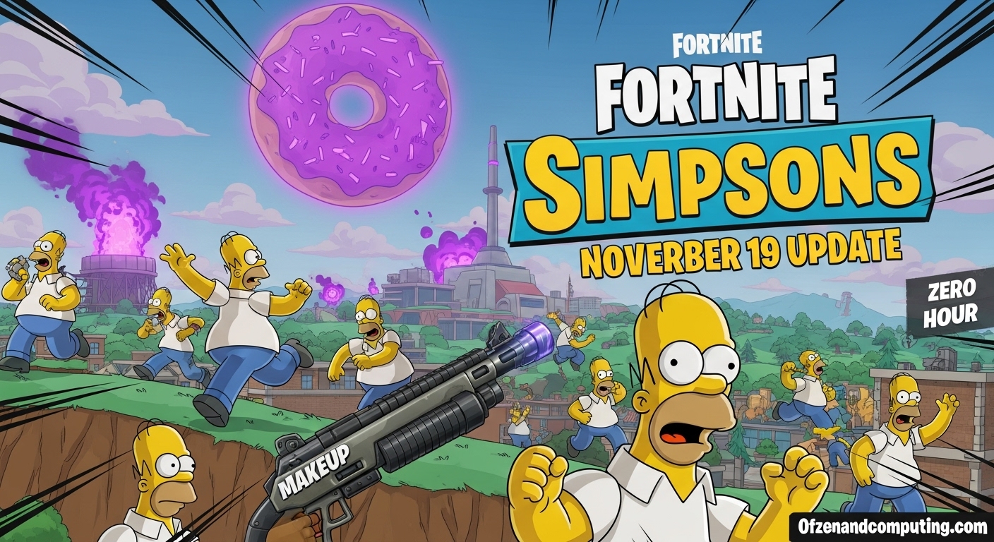 Fortnite Simpsons 19 Update Patch Notes