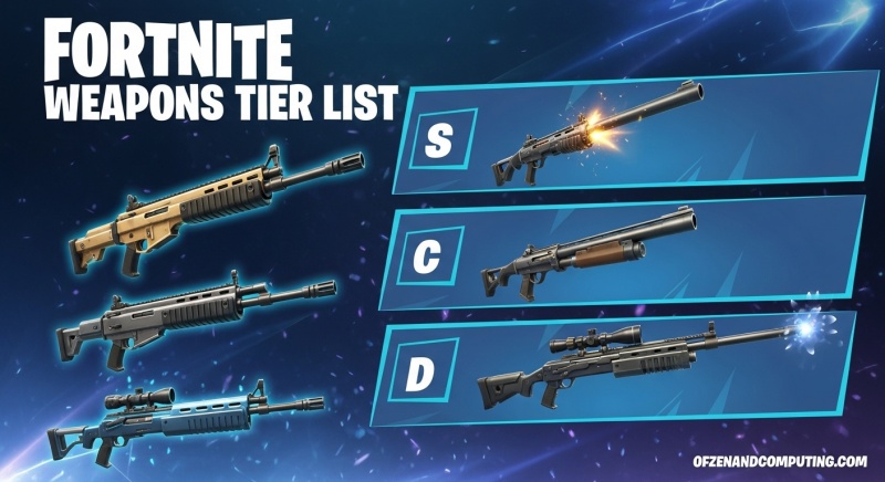 Fortnite Weapons Tier List