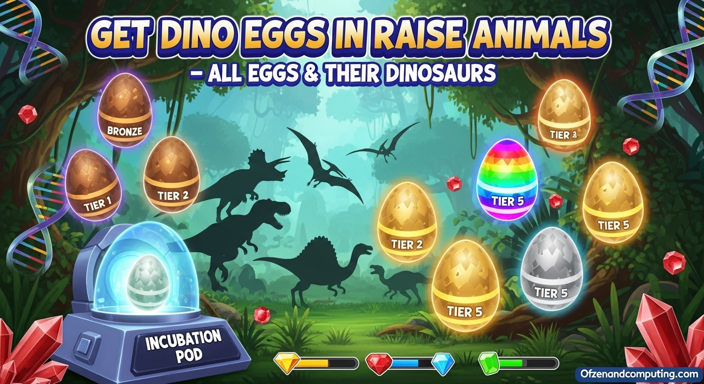 Get Dino Eggs in Raise Animals