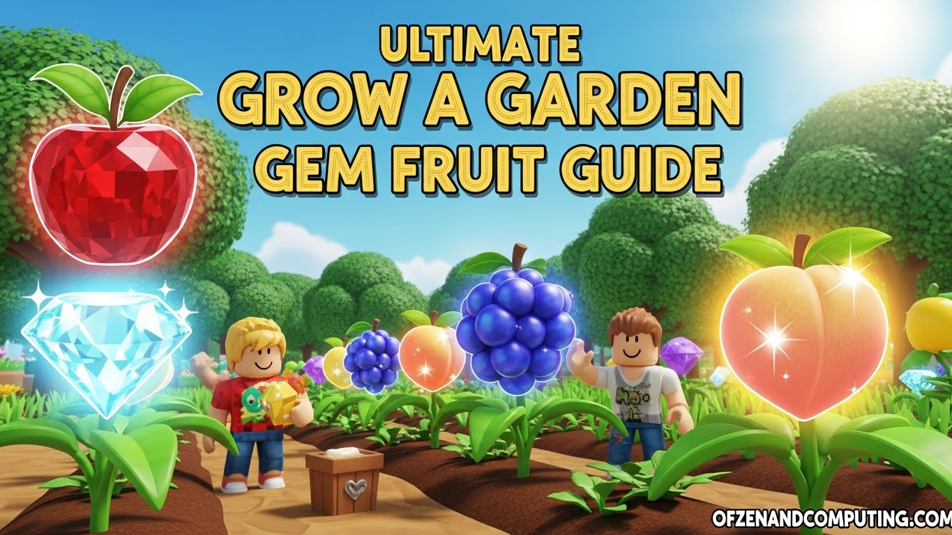 Grow A Garden Gem Fruit Guide