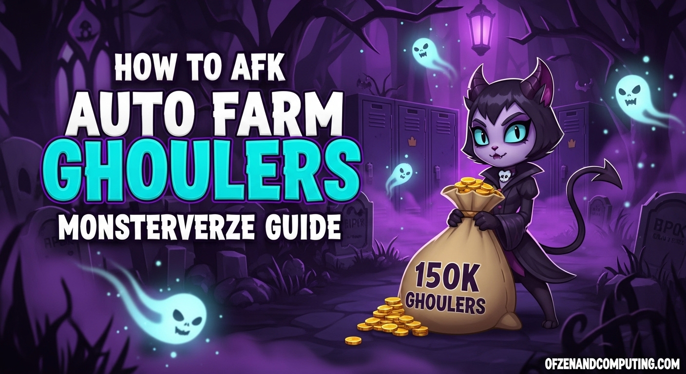 How to AFK Auto Farm Ghoulers MonsterVerze