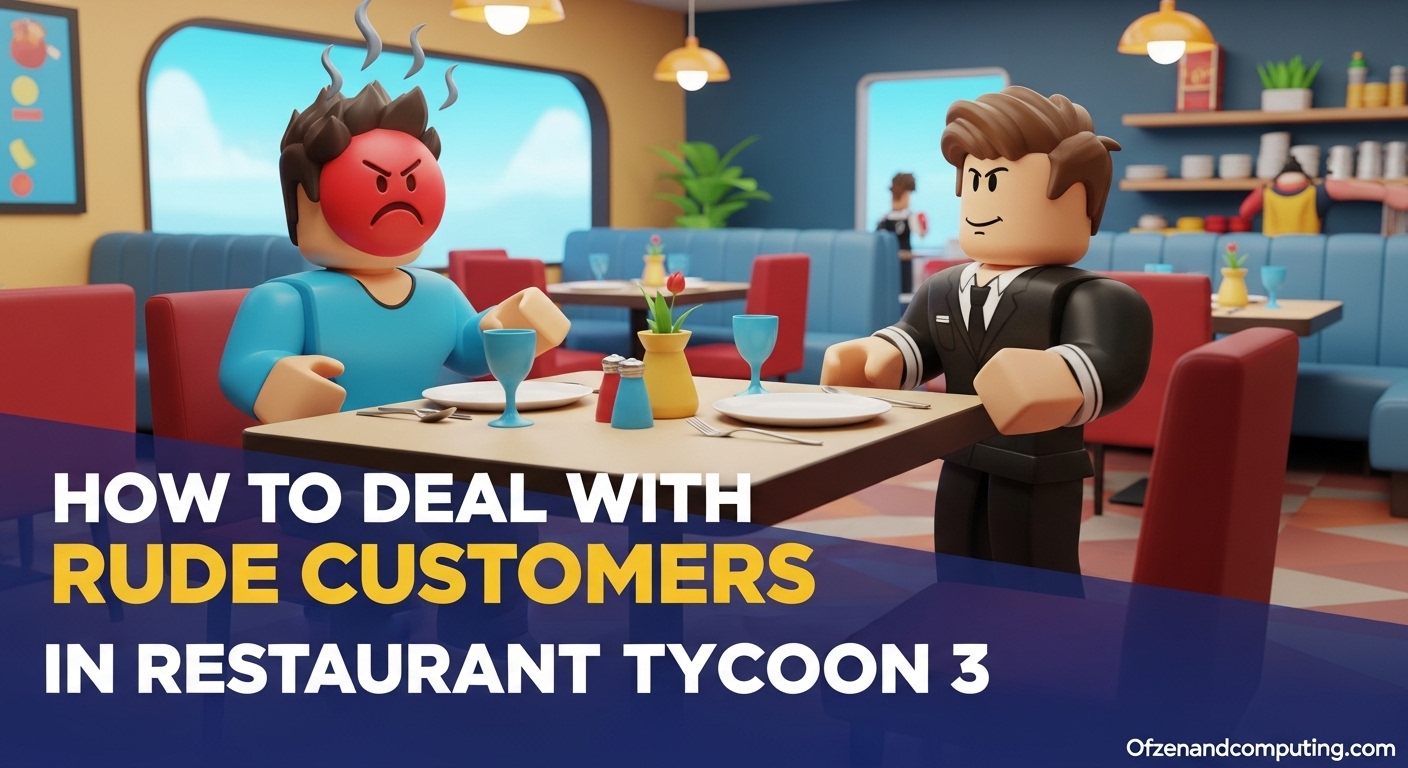 How to Deal With Rude Customers in Restaurant Tycoon 3