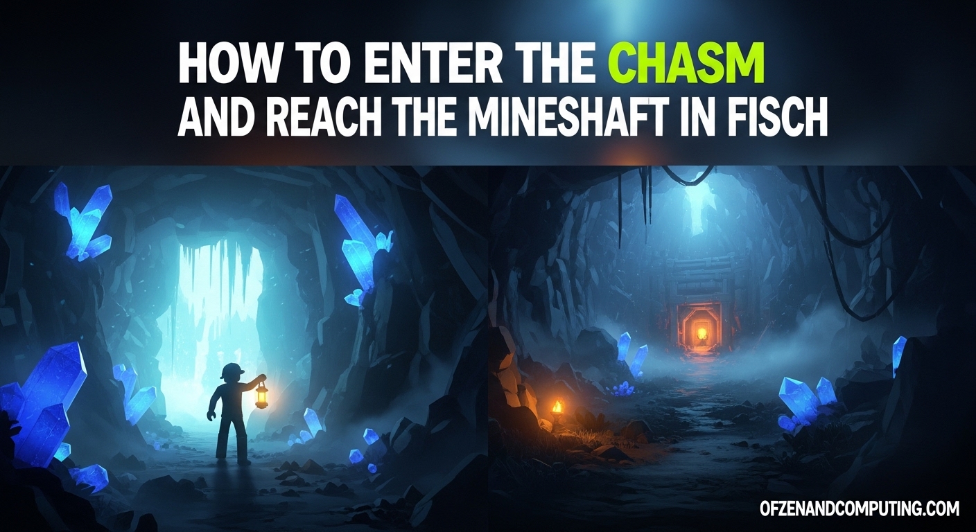 How to Enter the Chasm and Reach Mineshaft in Fisch