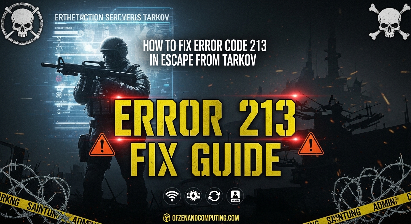 How to Fix Error Code 213 in Escape From Tarkov