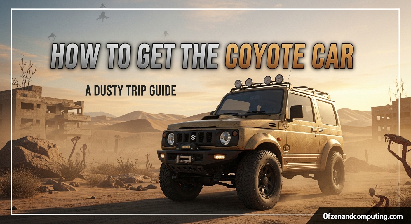 How to Get Coyote Car in A Dusty Trip