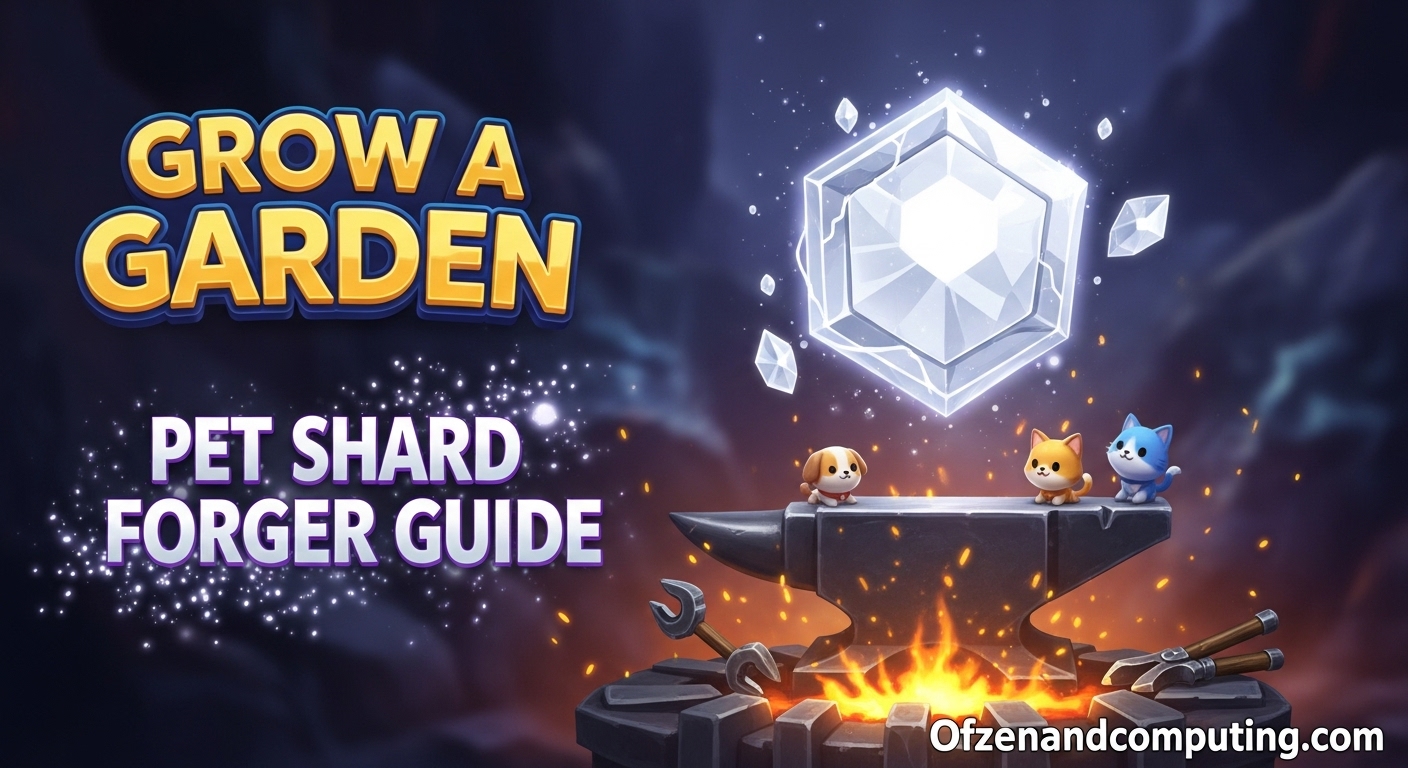 How to Get Pet Shard Forger in Grow a Garden