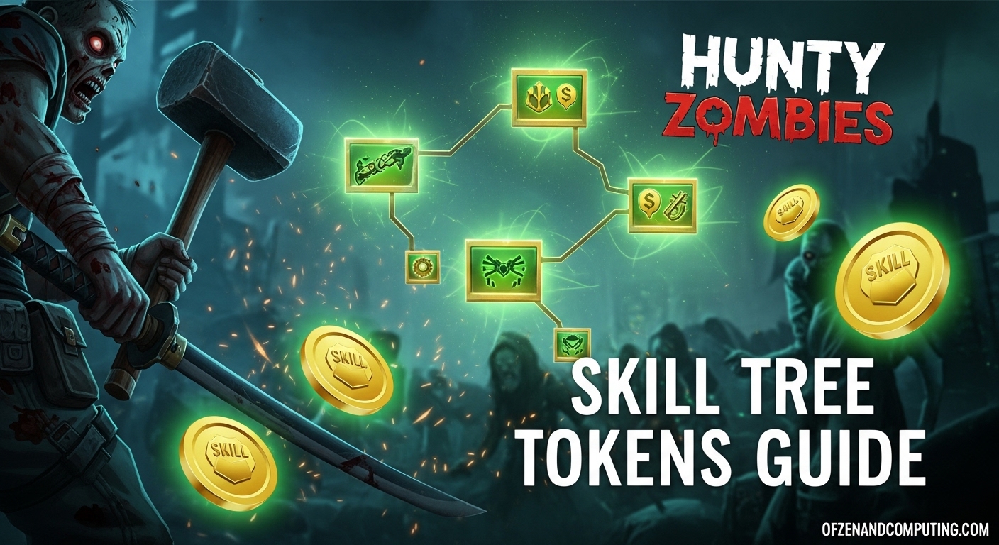 How to Get Skill Tree Tokens Hunty Zombies
