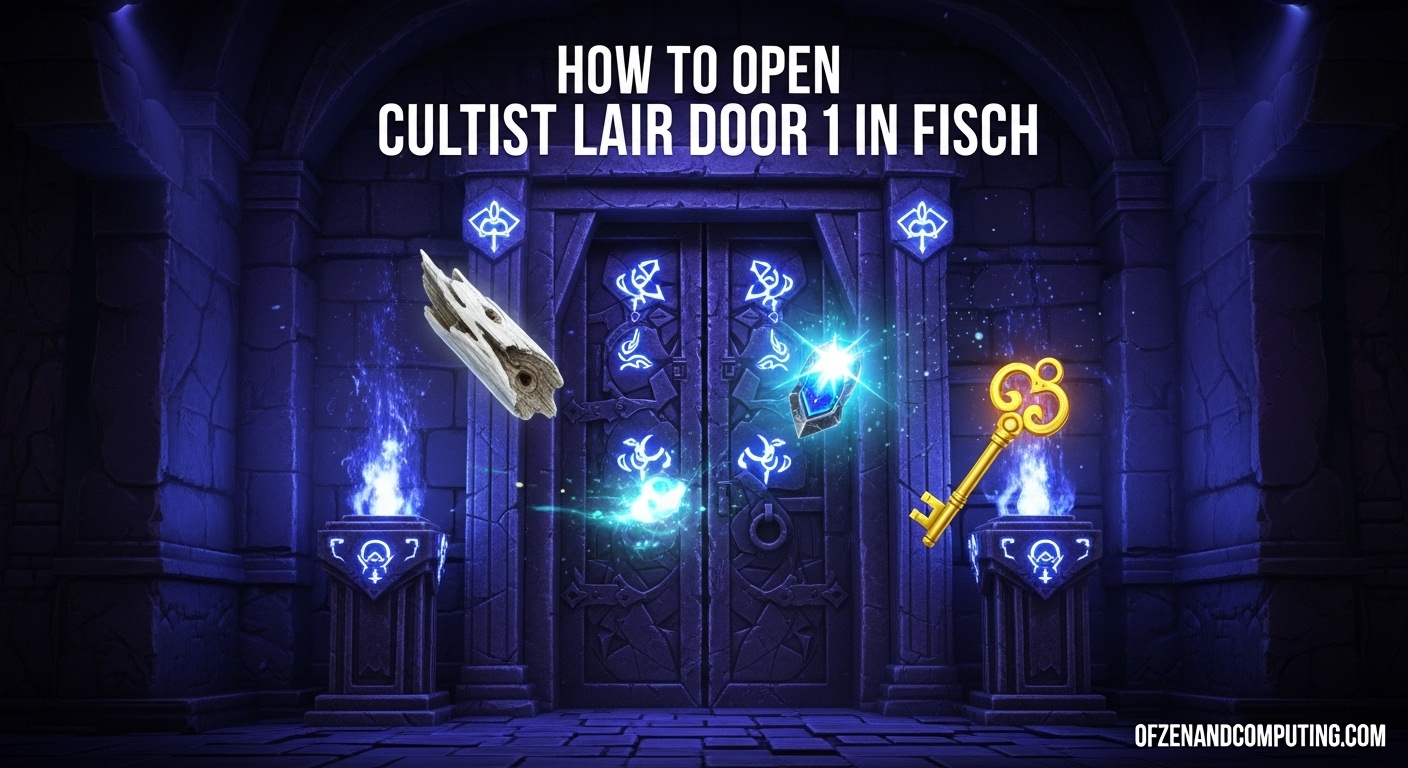 How to Open Cultist Lair Door 1 in Fisch