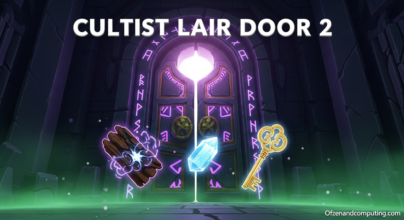 How to Open Cultist Lair Door 2 in Fisch