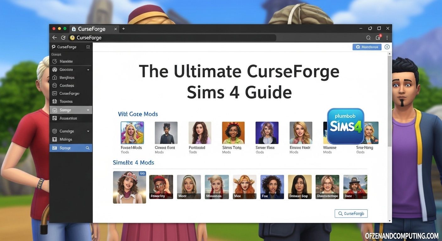 How to Use CurseForge for Sims 4 Mods