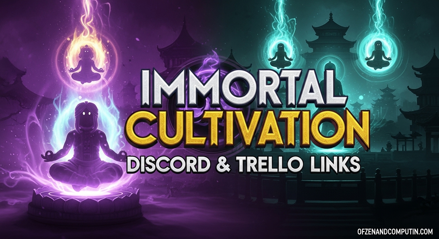 Immortal Cultivation Discord & Trello Links