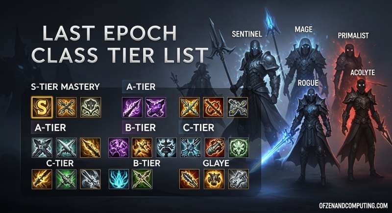 Last Epoch Class Tier List