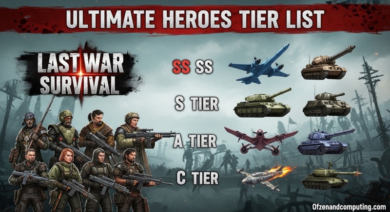 Last War Heroes Tier List