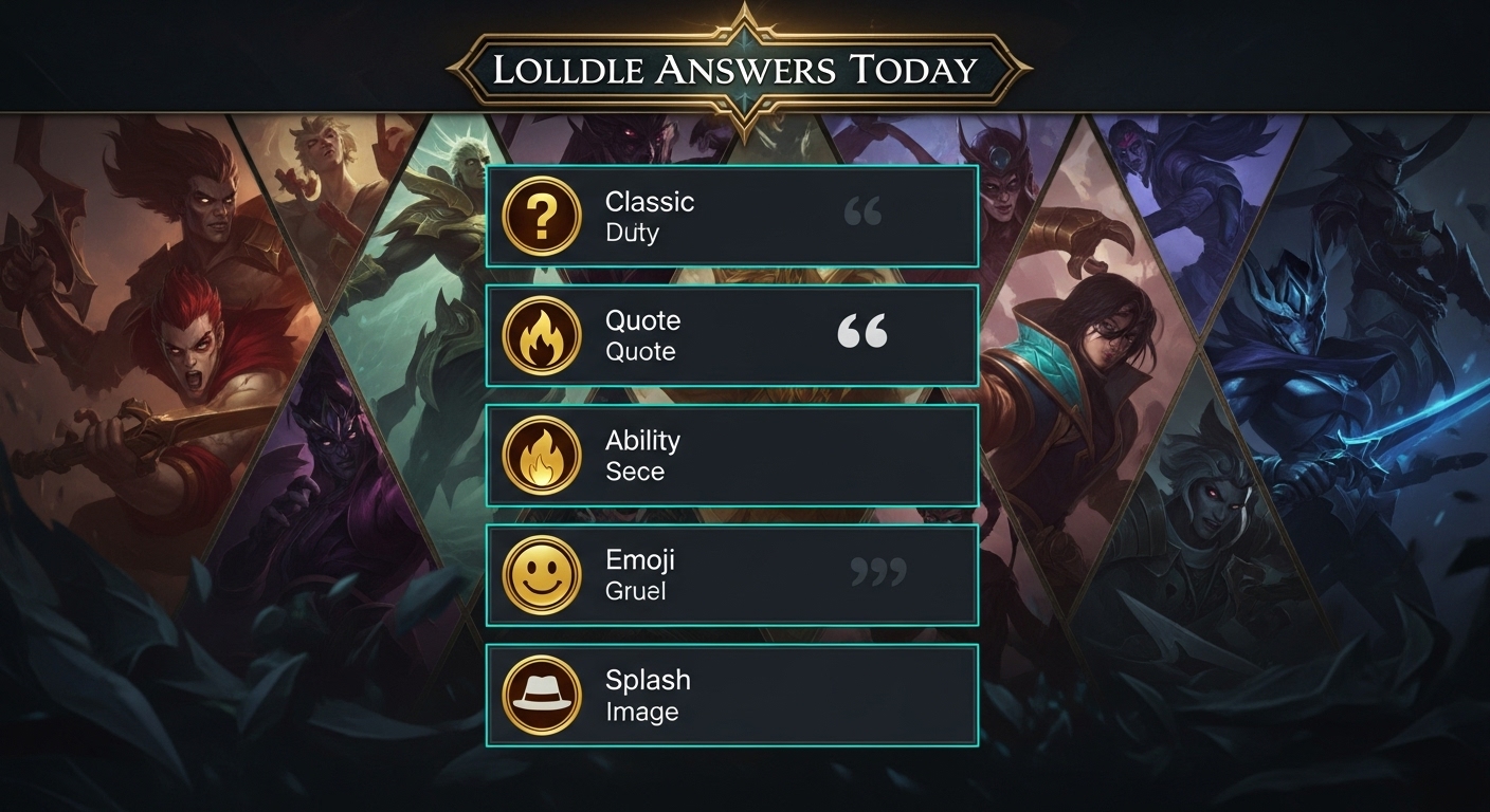 LoLdle Answers Today