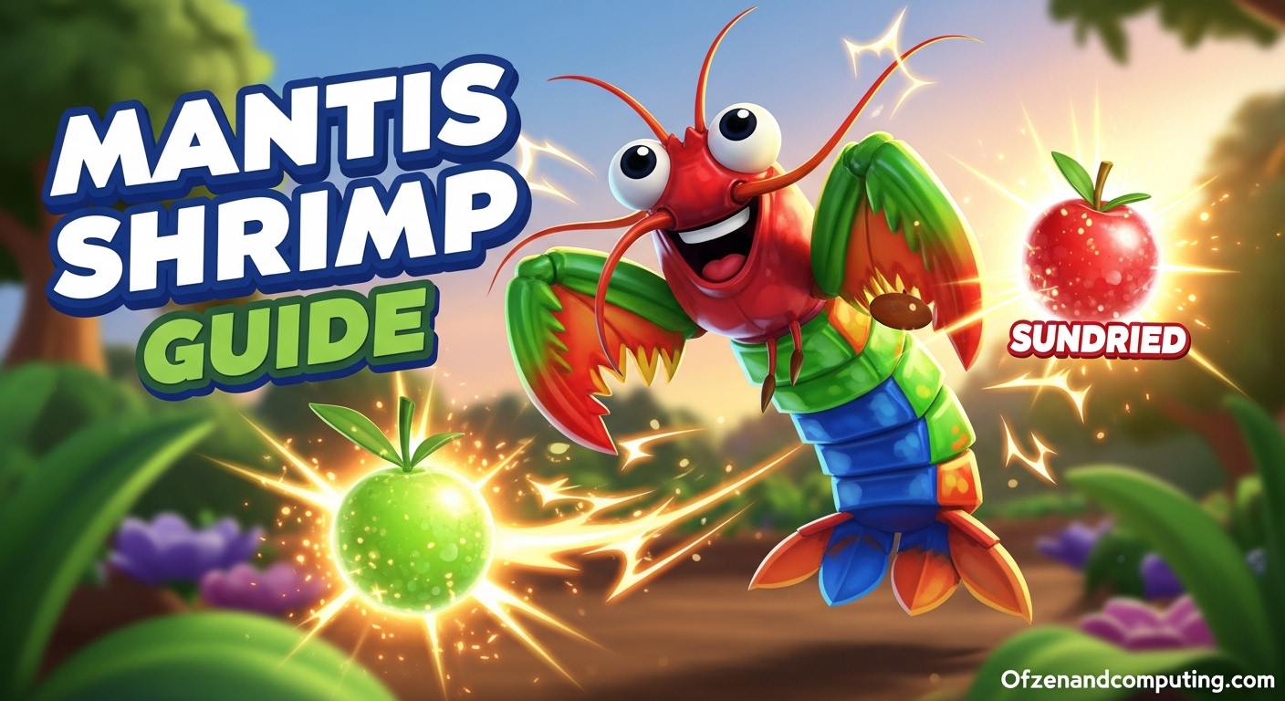 Mantis Shrimp in Grow a Garden