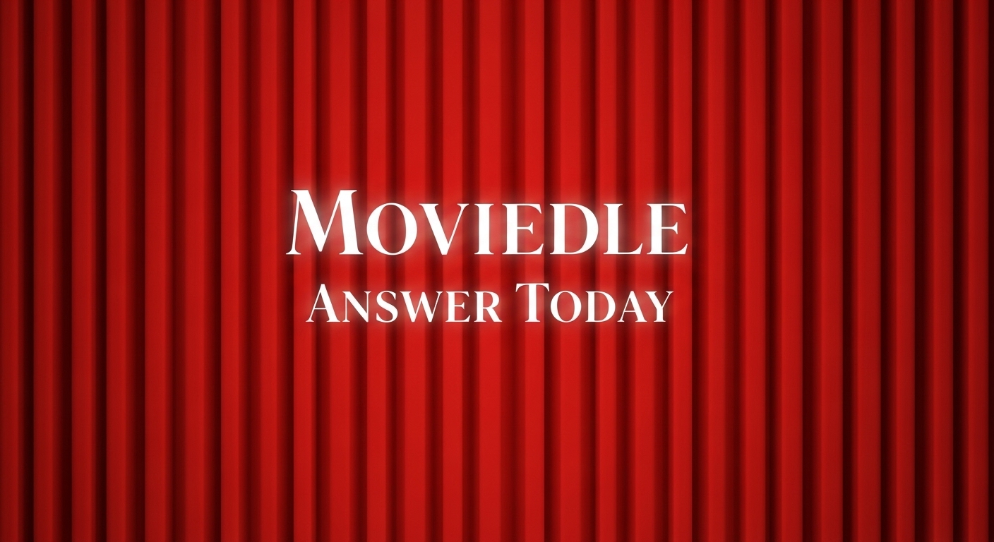 Moviedle Answer Today