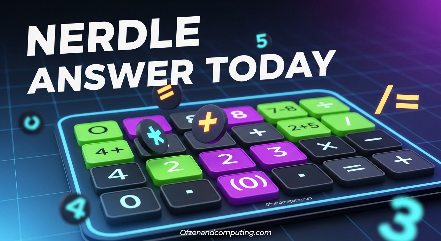 Nerdle Answer Today