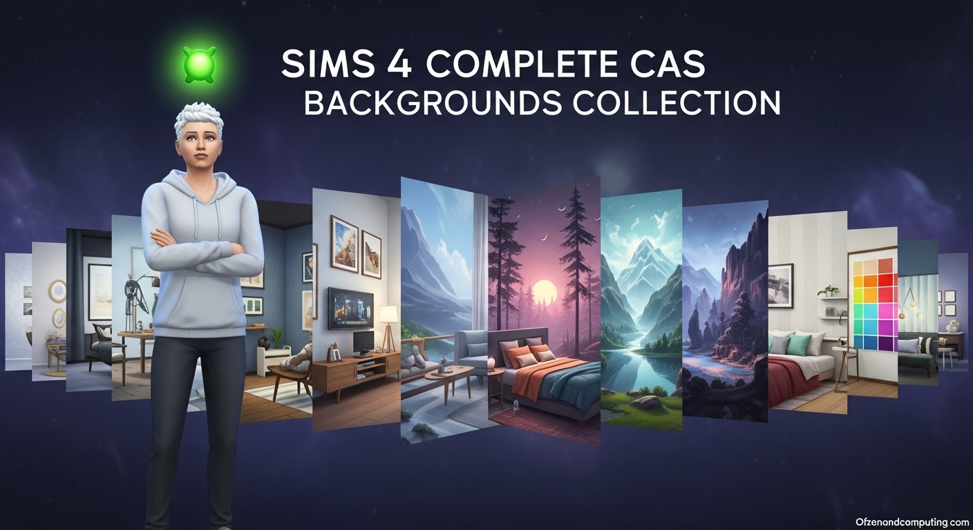 Sims 4 Complete CAS Backgrounds Collection