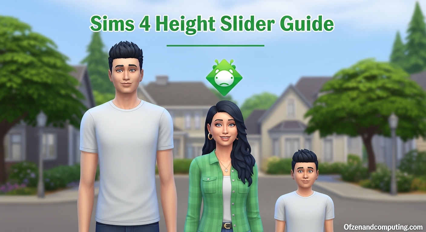 Sims 4 Height Slider