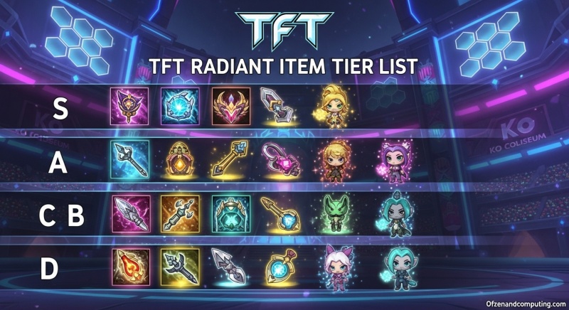 TFT Radiant Item Tier List