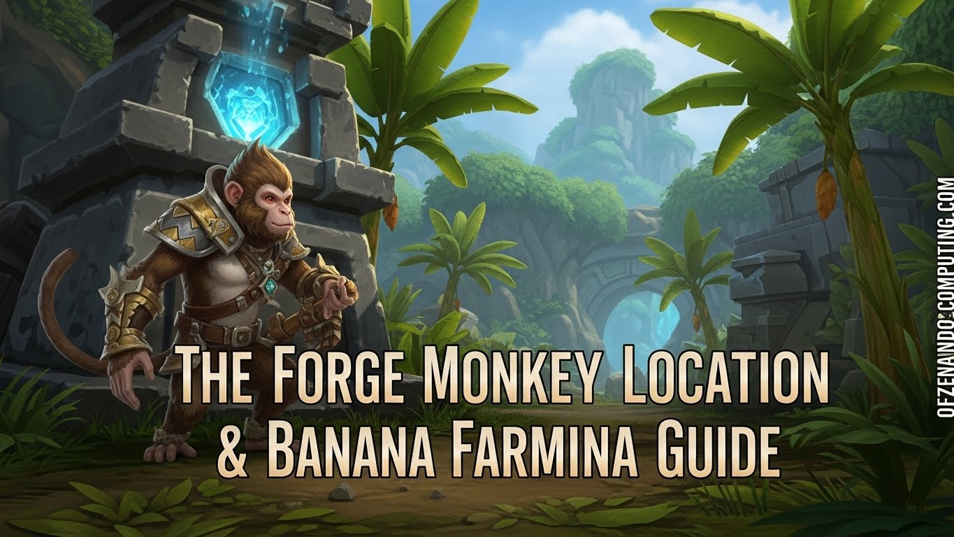 The Forge Monkey Location & Banana Farming Guide