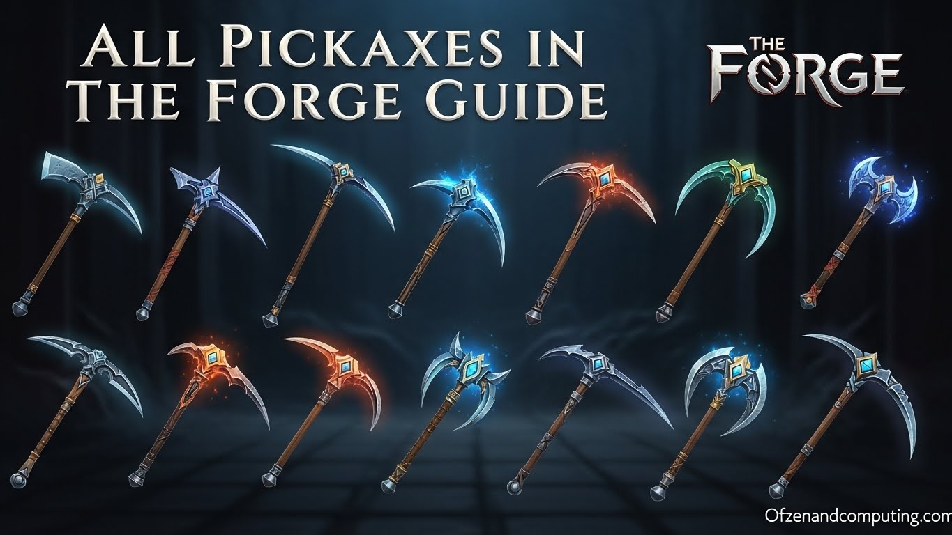 The Forge Pickaxes Guide